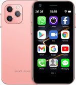 Global Version Soyes XS12 Mini 4G Smartphone 3.0 Inch Dual Sim Ultra Thin Unlocked Card Mobile Phone WiFi Bluetooth Hotspot Student Pocket Cellphone (Pink 32GB) - Image 2